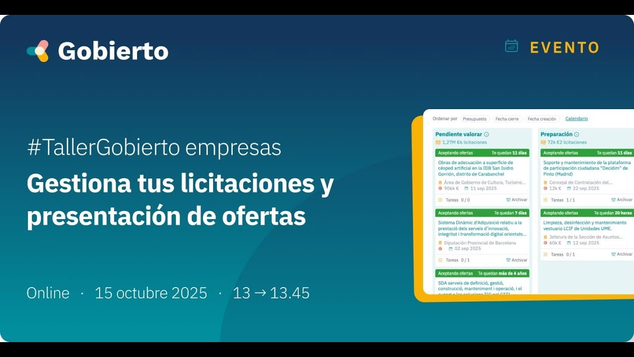 #TallerGobierto empresas 