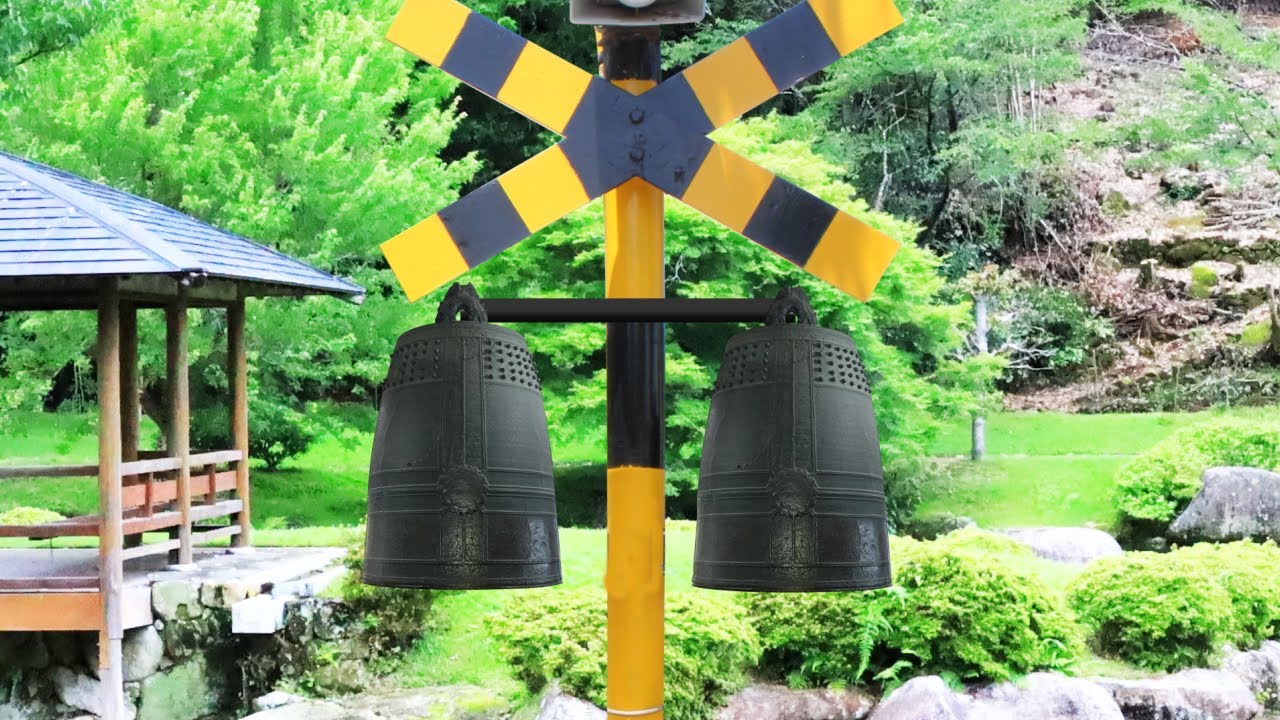 ありえないミニ踏切カンカン | railroad crossing