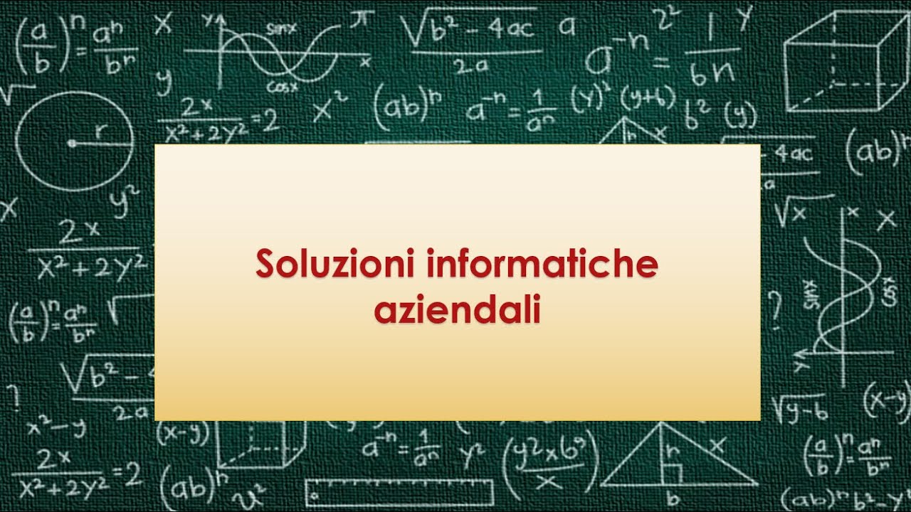 Soluzione informatiche aziendali