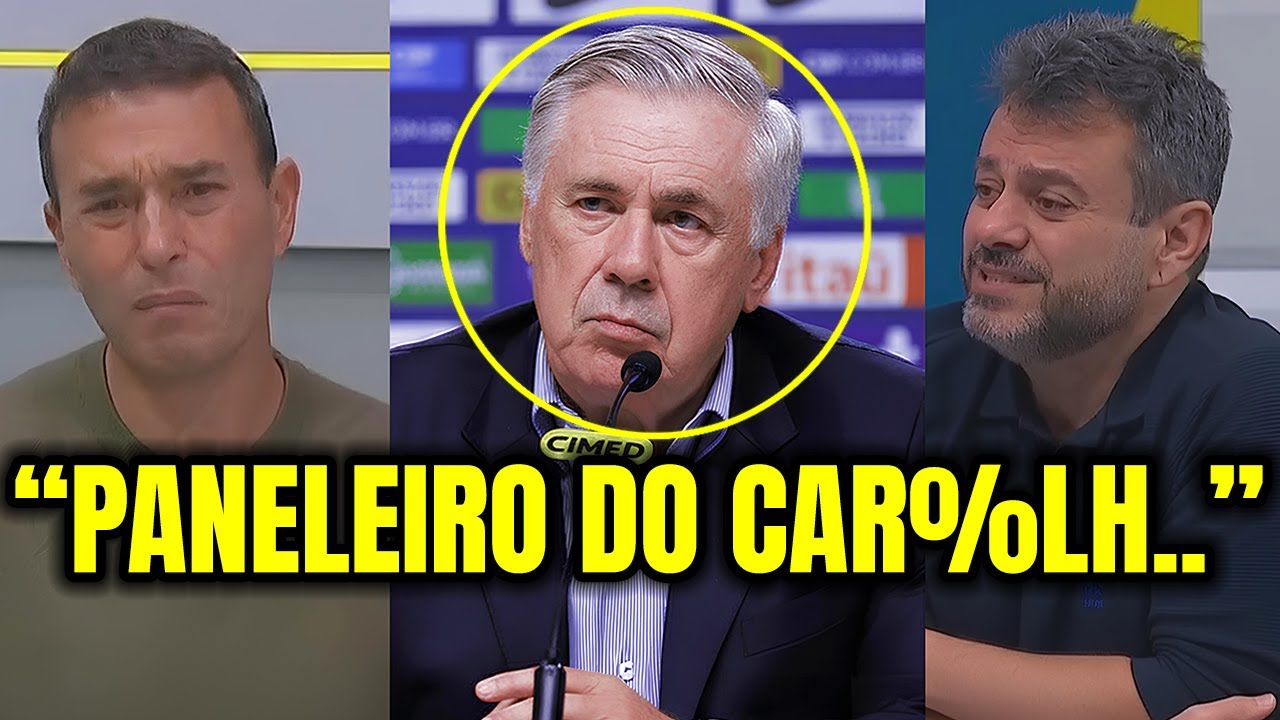 🚨 EITA! RIZEK E ERIC FARIA DETONAM A CONVOCA&Ccedil;&Atilde;O DE ANCELOTTI