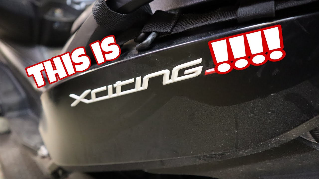 kymco xciting S 400i CVT and oil change 101