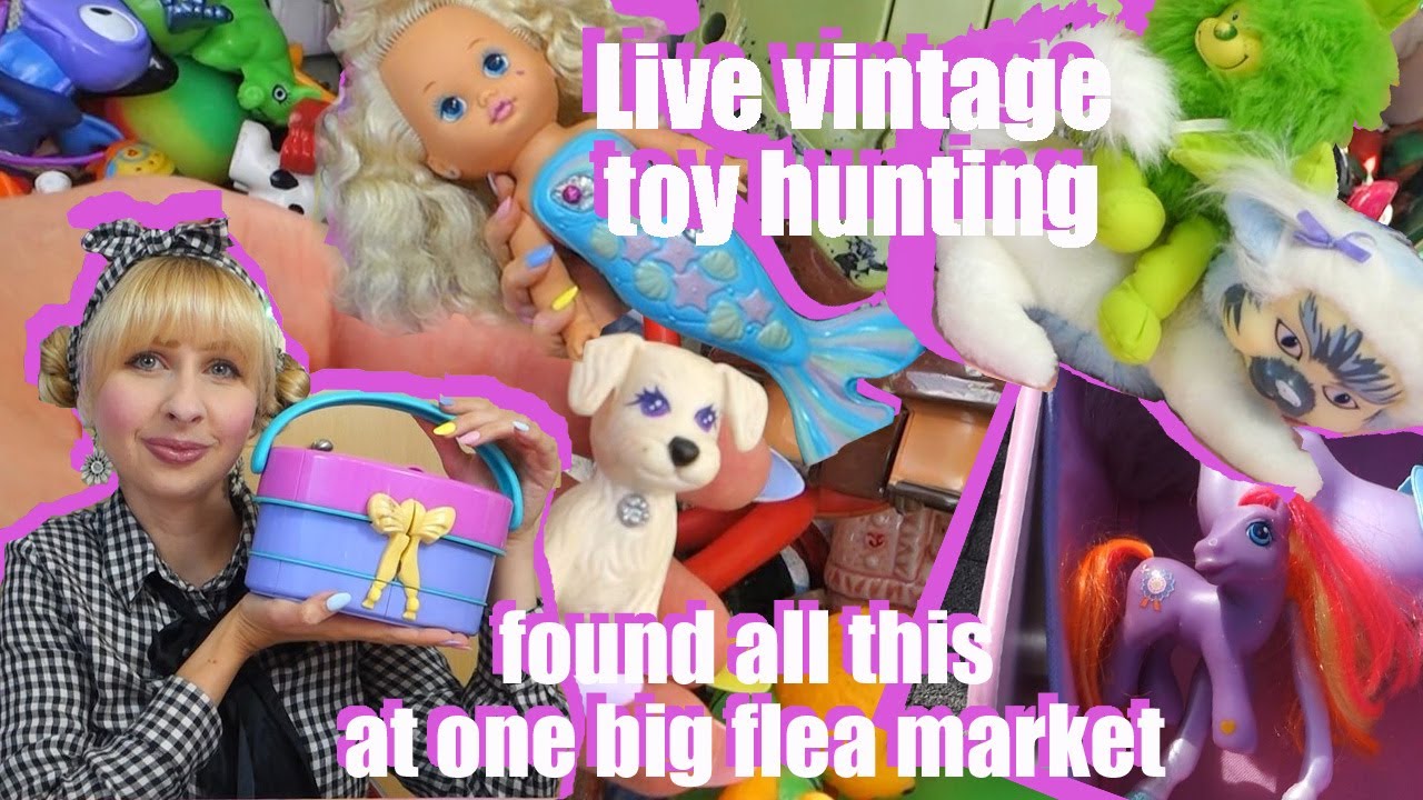 Another flea market vintage toy hunt - Polly Pocket, My little Pony, Puppy Surprise, Lil' Miss, LPS
