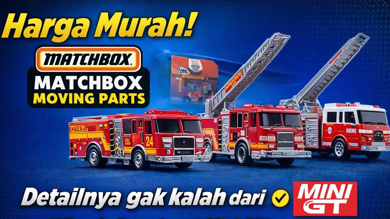 Harga Murah ! tapi Detail Matchbox Moving Parts Gak Kalah dari Hot Wheels Premium & Mini GT