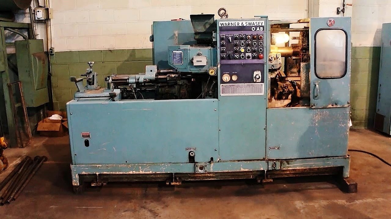 WARNER & SWASEY 0AB Single Spindle Automatic Bar Machine M4415