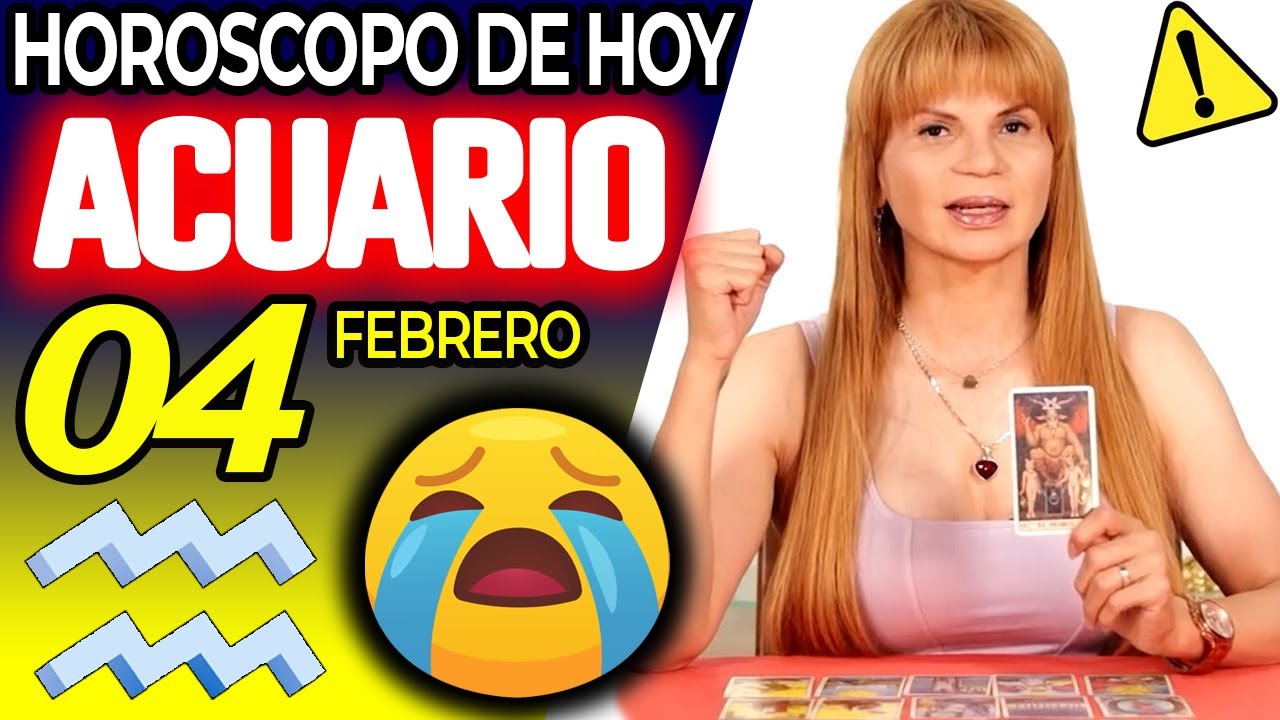ACUARIO ♒😖PREPARATE PARA LLORAR CON ESTO😭 Horóscopo De Hoy 4 De Febrero 2026 | Mhoni Vidente
