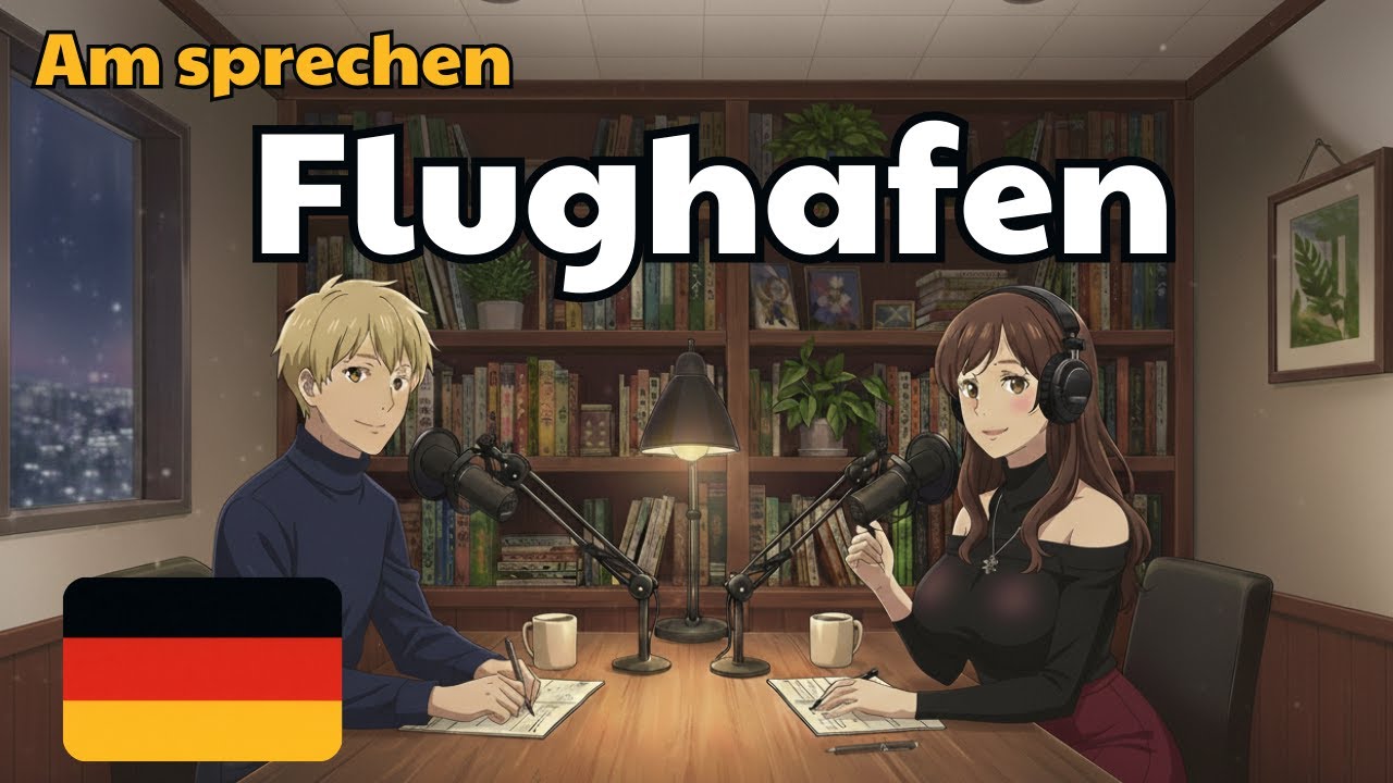 Wie man am Flughafen Deutsch spricht | Deutsch-Gesprächspraxis