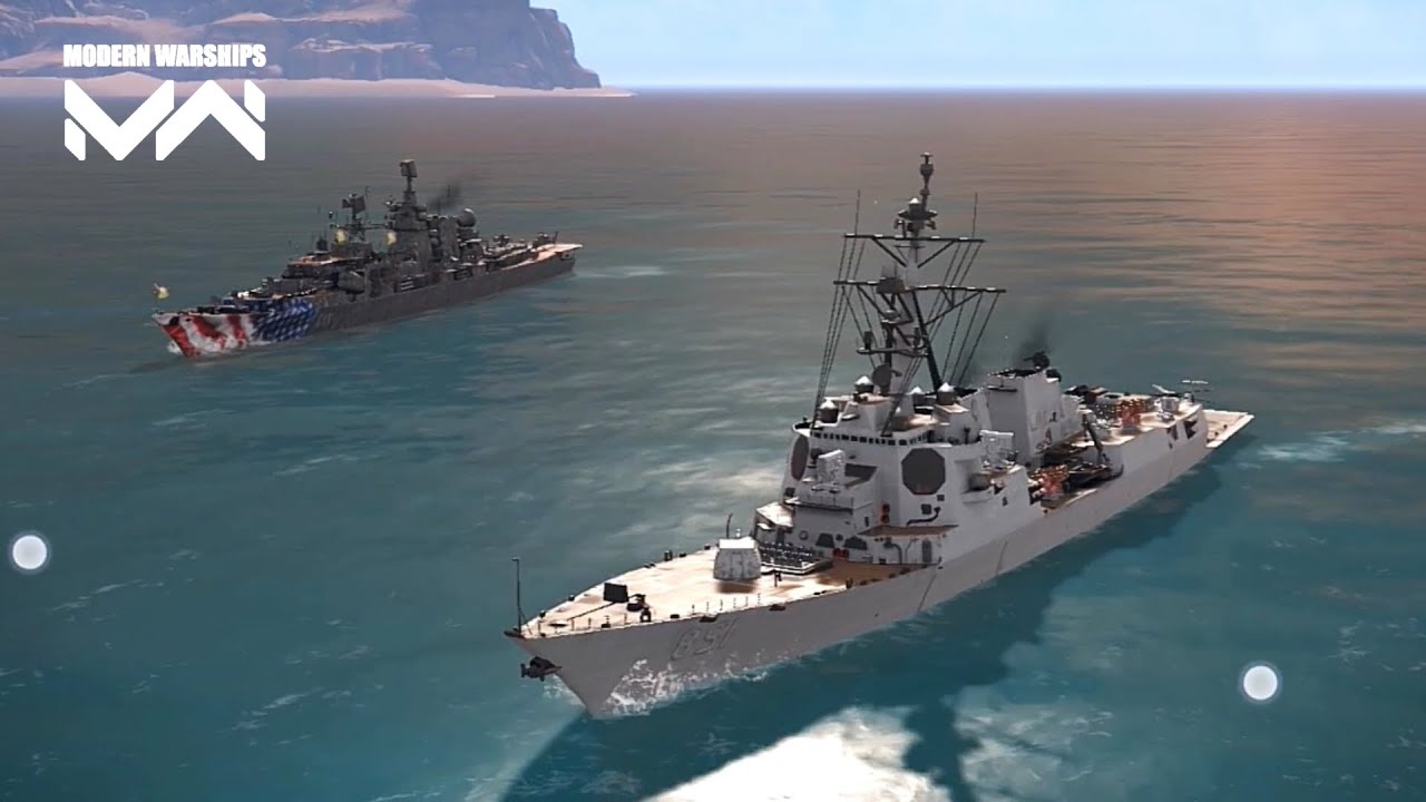 USS Ted Stevens Battle pass Vessel in action | Modern Warships