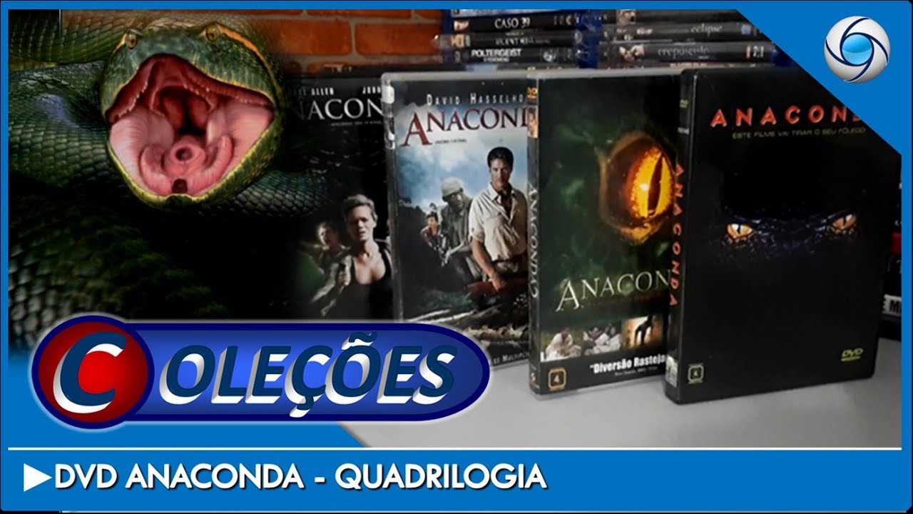 💿COLEÇÕES: DVD ANACONDA - QUADRILOGIA