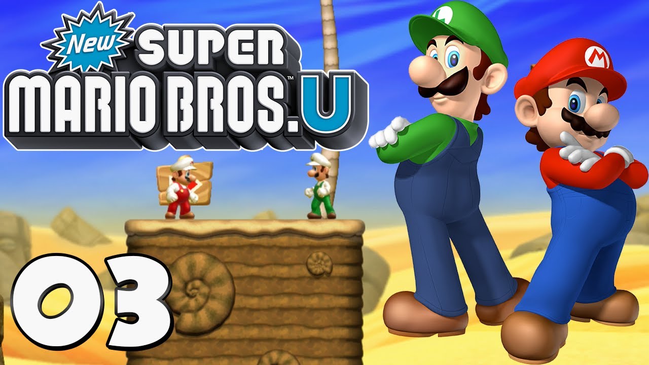 New Super Mario Bros U Wii U - Part 3 - Layer Cake Desert 100%