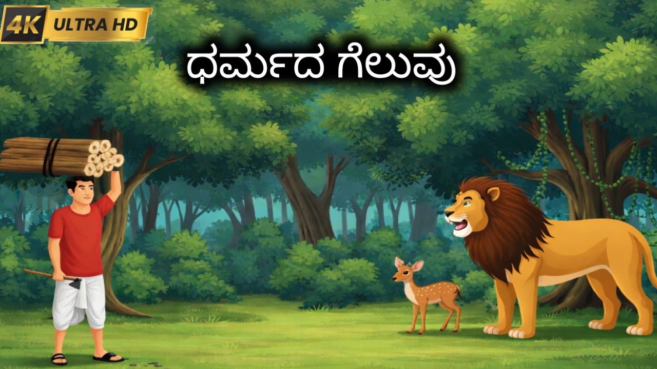 ಧರ್ಮದ ಗೆಲುವು| DARMADA GELUVU | kannada best moral story| kids story 