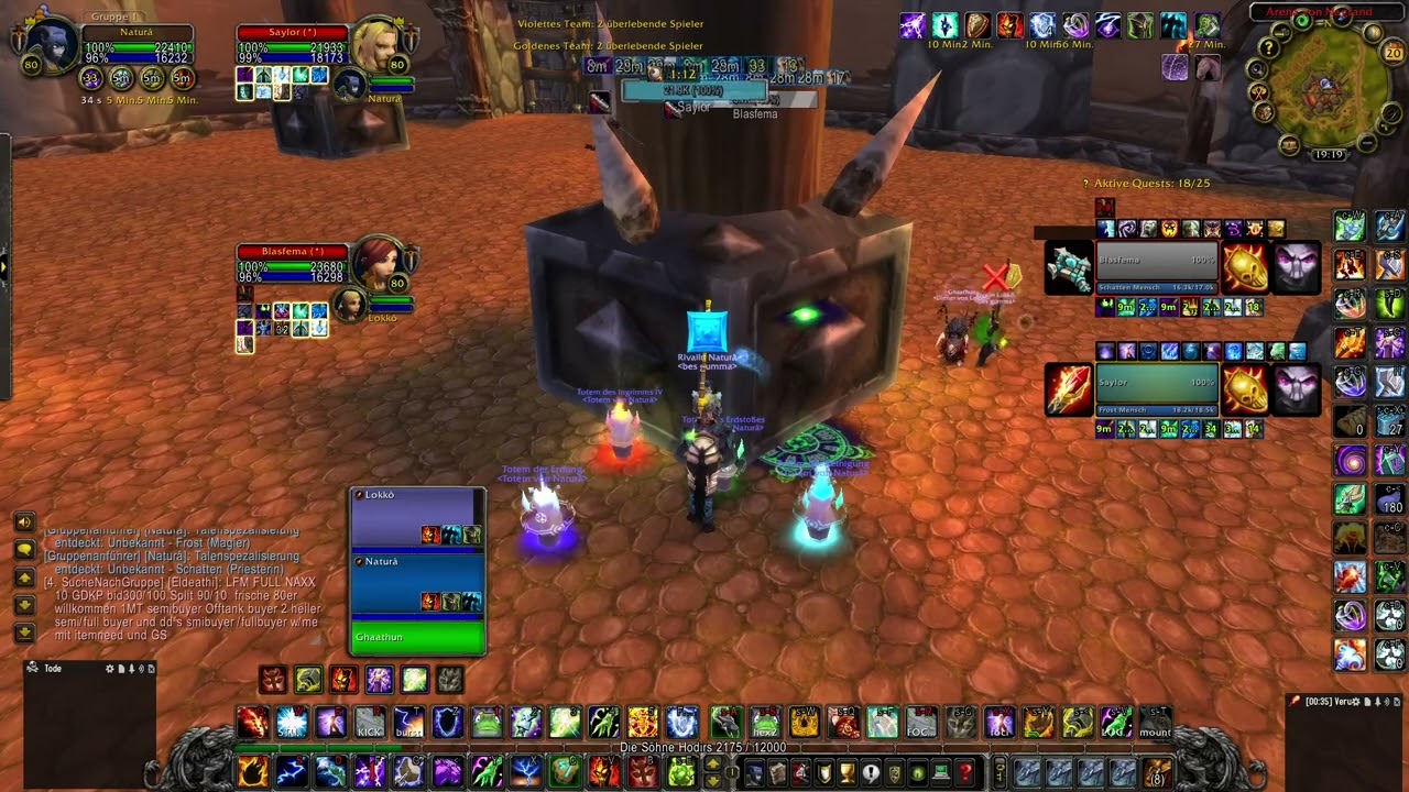 WoW wotlk classic Ele destro 2v2 arena n°14