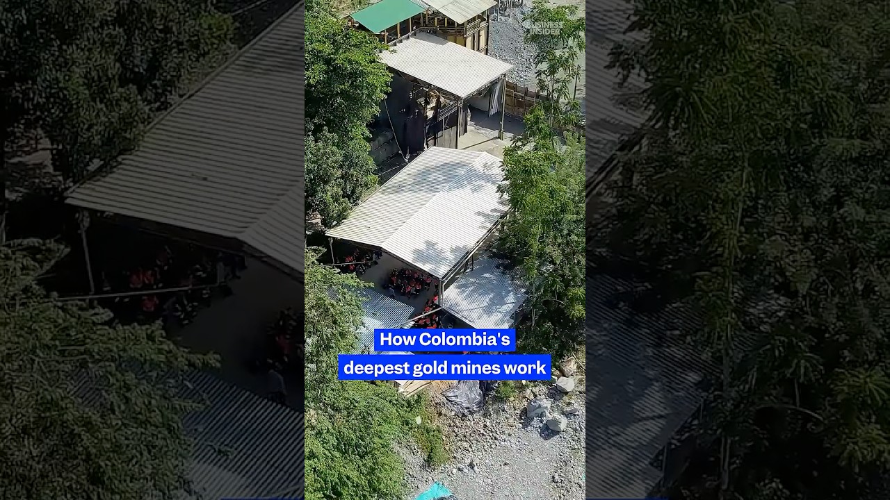 Here's how the deepest #gold #mines in #Colombia work. #mining #miner #industry