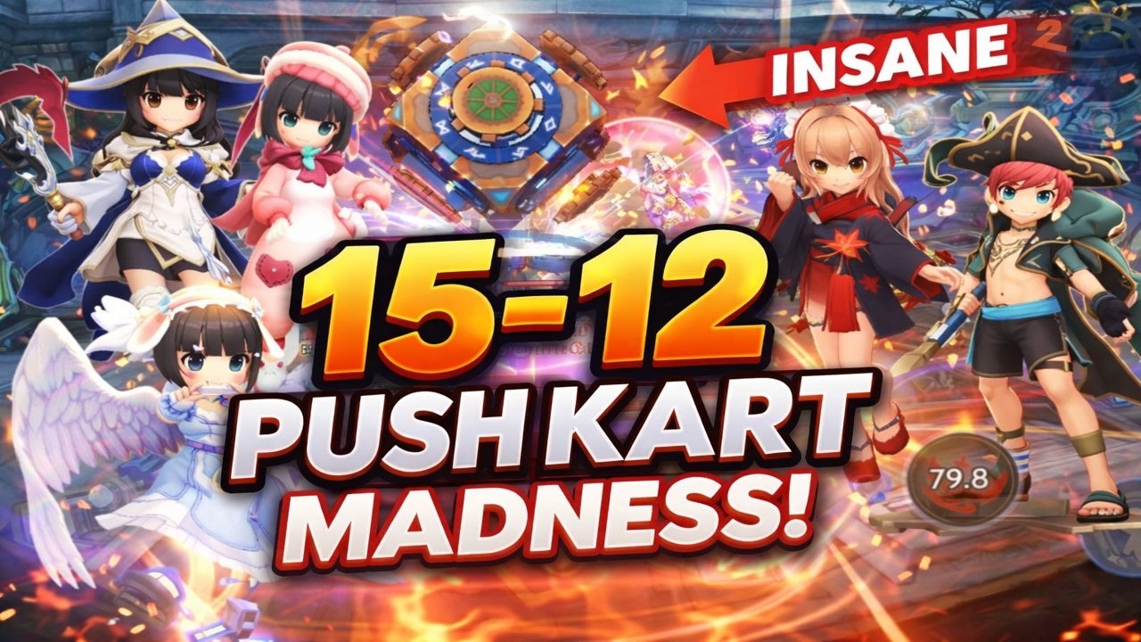 We Barely Survived… 15–12 Push Kart Madness!