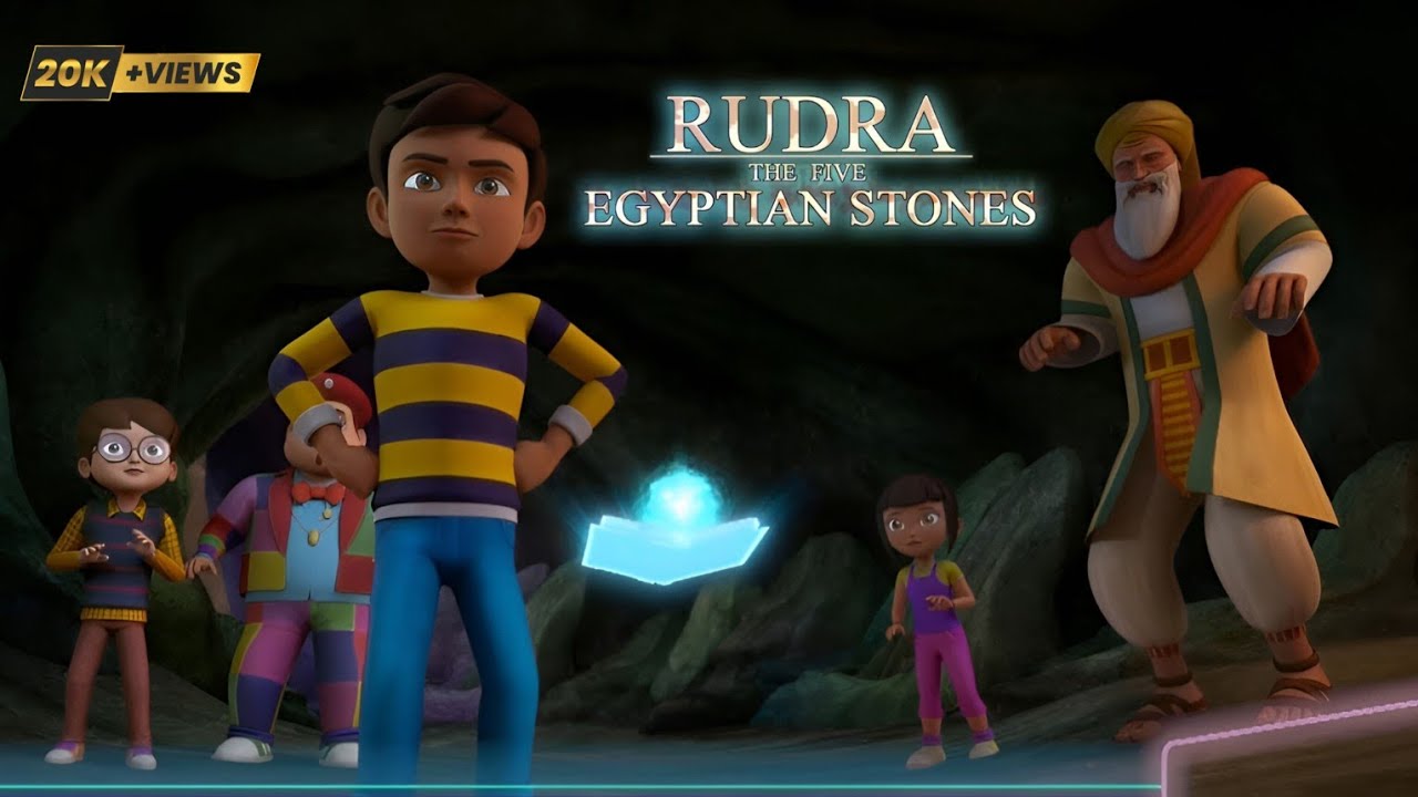 Rudra : The Five Egyptian Stones New Full Movie in Hindi | Rudra Cartoon Movies 🎬 | Ar Kids Official