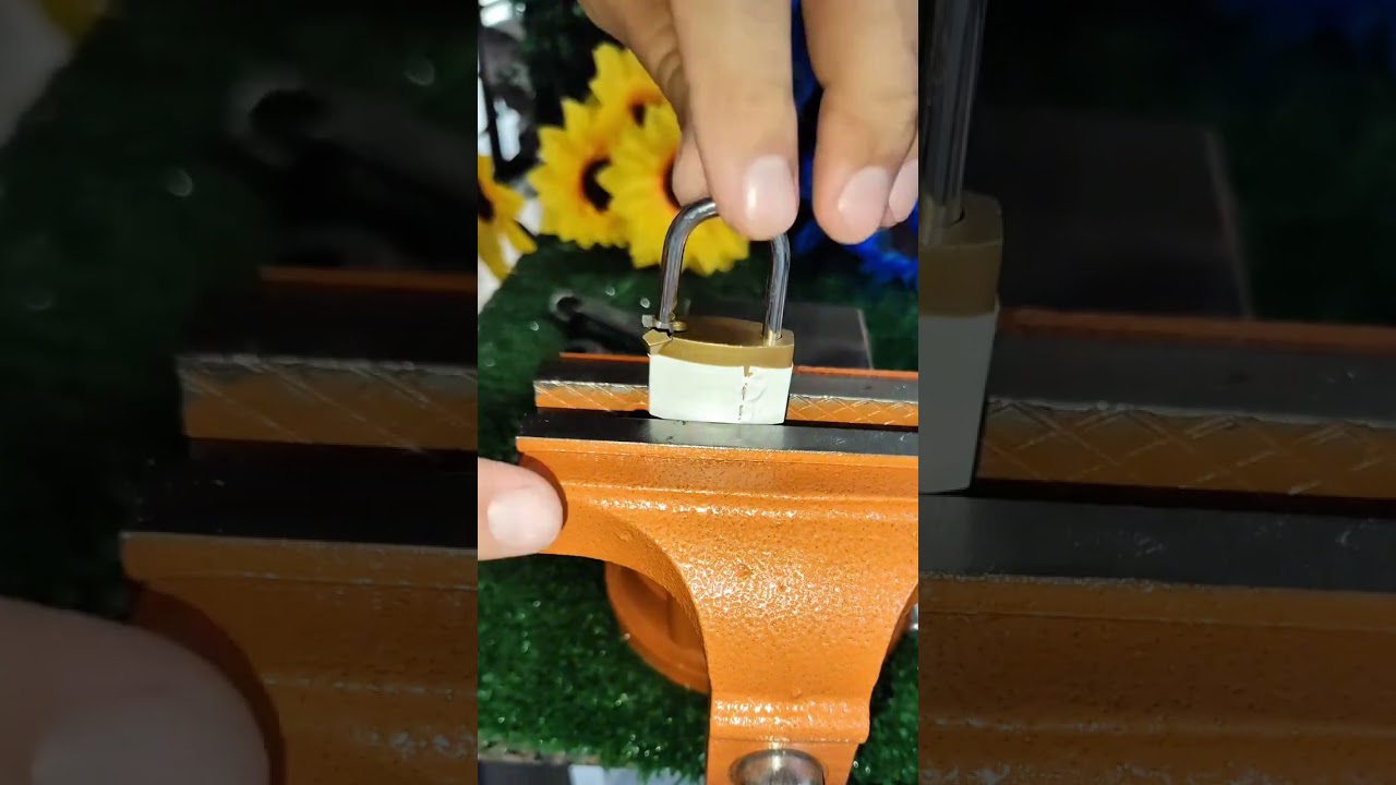 how to open a lock without the key