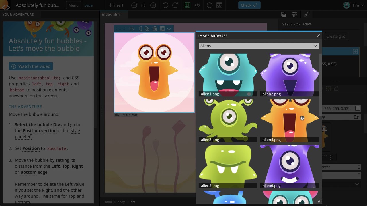 01. Introduction to HTML & CSS for Kids