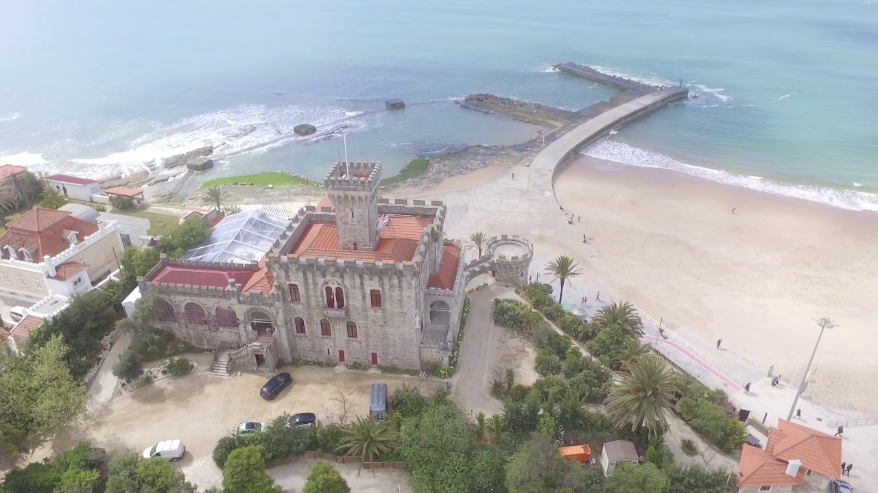 Aerial View Forte da Cruz visto do ar  - Tamariz - 2.7K - Estoril - Cascais/Portugal travel
