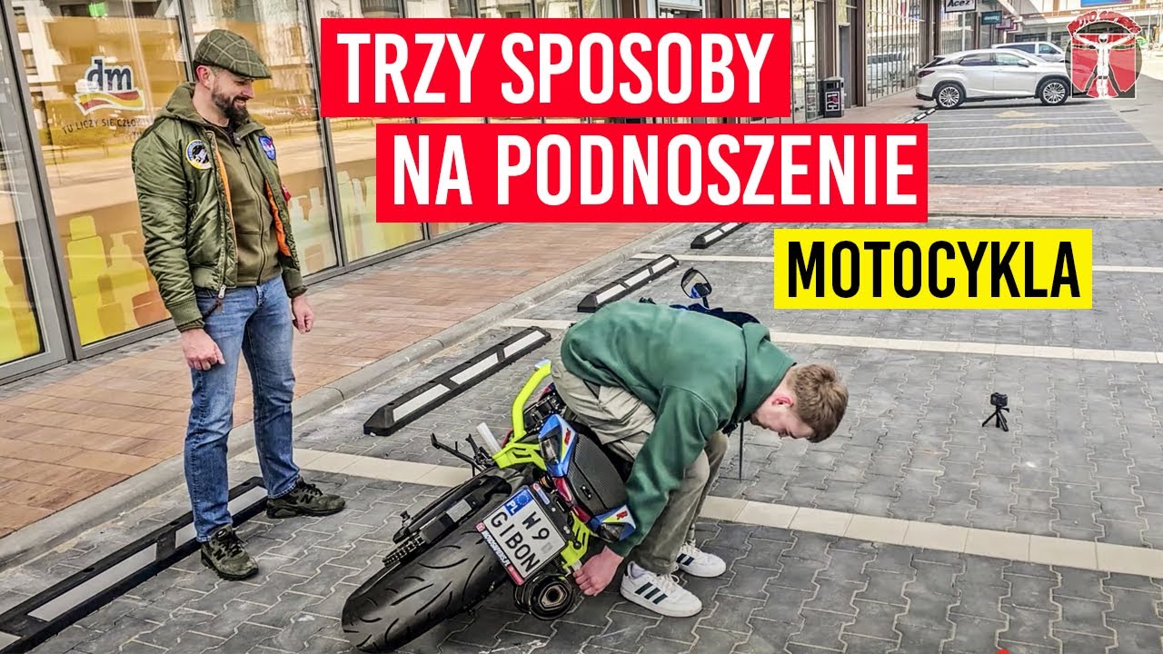 Jak podnieść motocykl bez nadwyrężania kręgosłupa – proste i skuteczne metody! Ćwiczymy z Jankiem 🔥