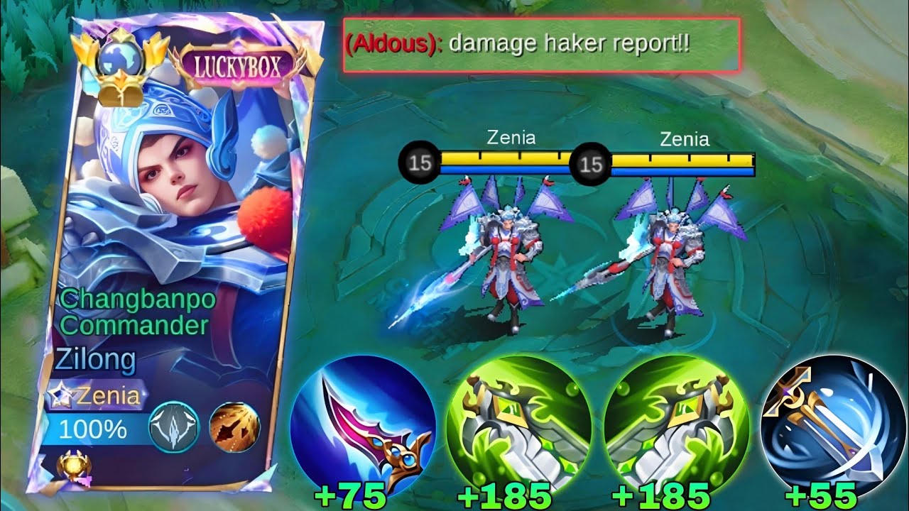 ZILONG 93% WIN RATE?! BROKEN BUILD = FREE RANK UP! (Auto Win?!) - MLBB