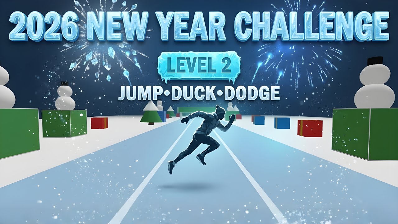 IMMERSIVE INTERACTIVE WARM UP 🎆 New Year 2026 Edition | Full Body Cardio Challenge | Level 2