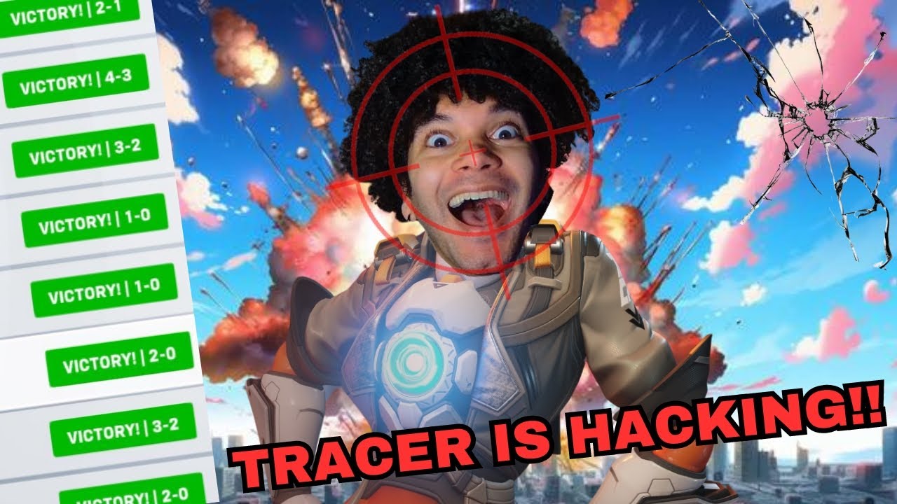 When your SO GOOD AT TRACER they ACCUSE YOU of CHEATING
