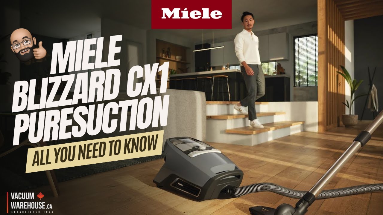 MIELE BAGLESS CX1 BLIZZARD PURESUCTION POWERLINE VACUUM CLEANER