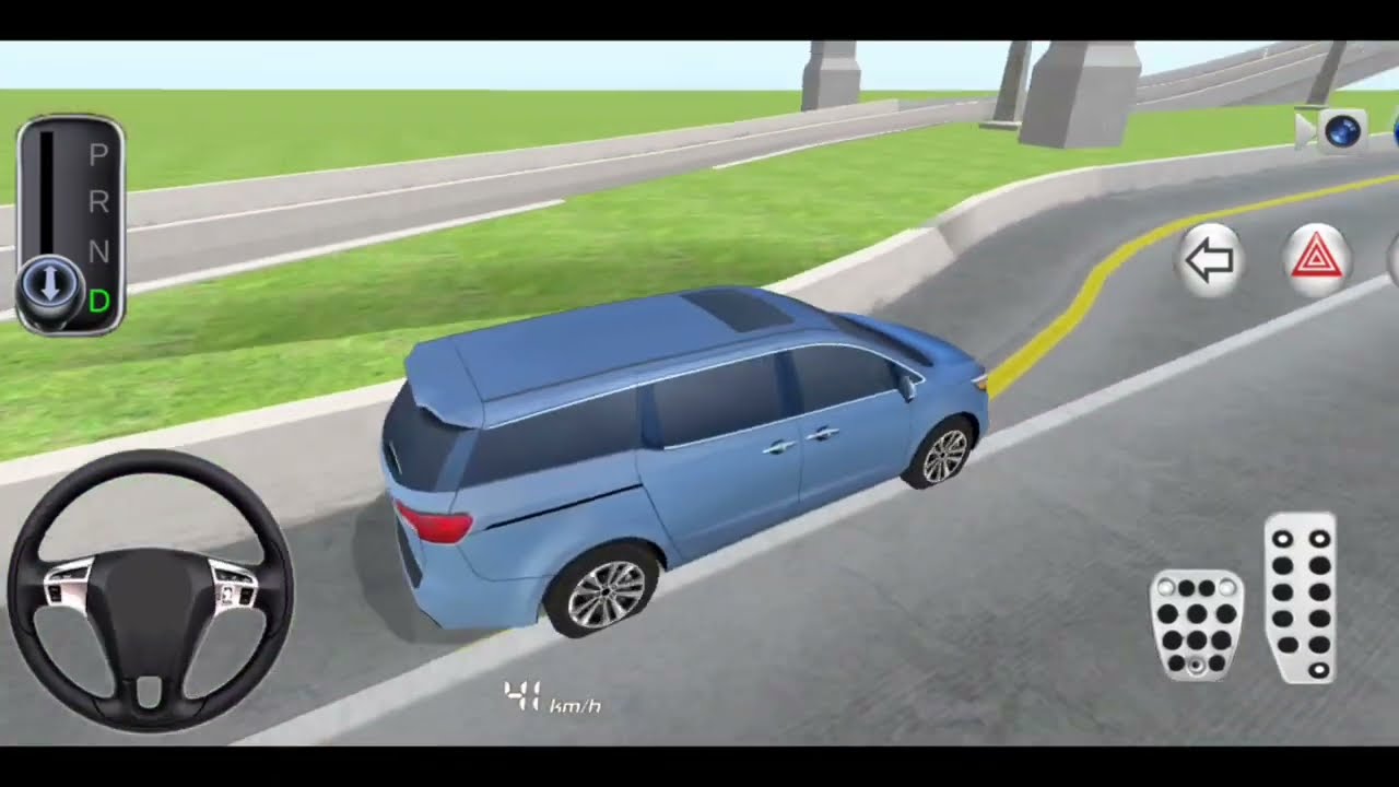 New Carnival car Stuck in Parking Garage3D Driving Class 2025 Driving ClassGame Car Game#3dgame 