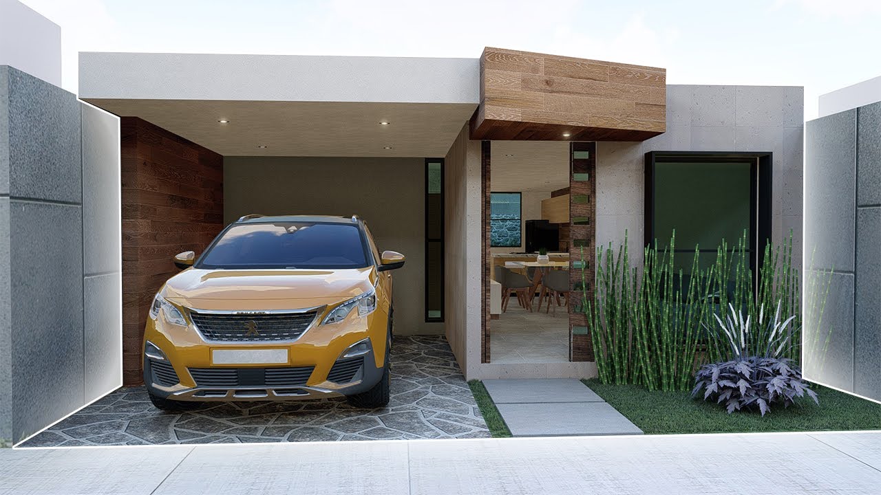 CASA MODERNA 7 X 16 METROS  / ETAPA 1