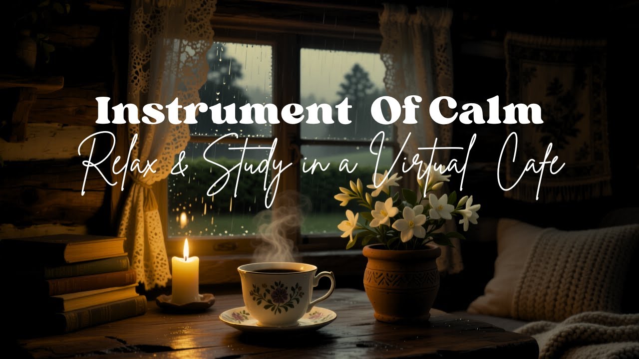 Cozy Jazz & Rain Ambience — Relaxing Smooth Jazz with Fireplace Sounds for Study & Sleep