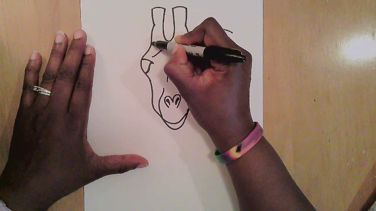 Draw a Giraffe's Head