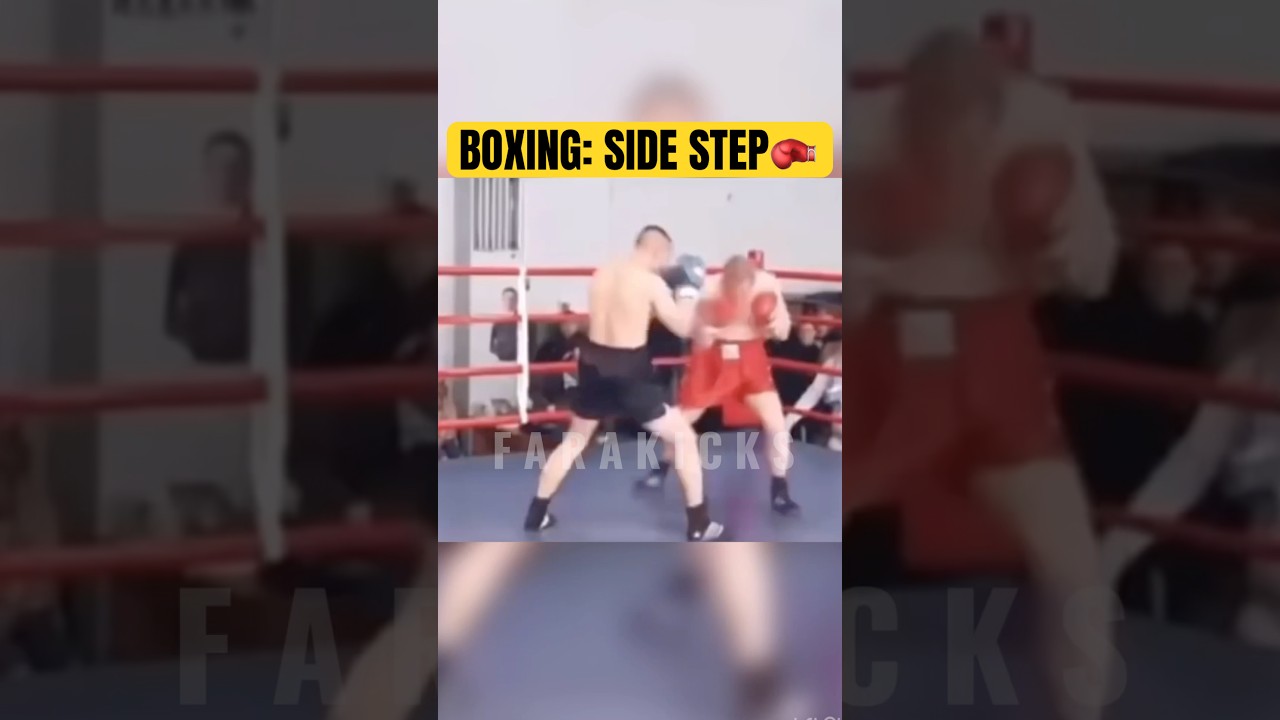 Boxing lesson: Side step 🥊 #boxing #kickboxing #muaythai #fighter #training