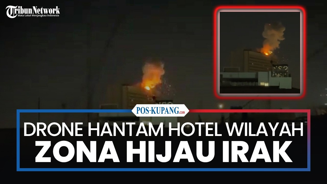 Serangan Pesawat Tak Berawak Hantam Hotel di Zona Hijau Baghdad Irak