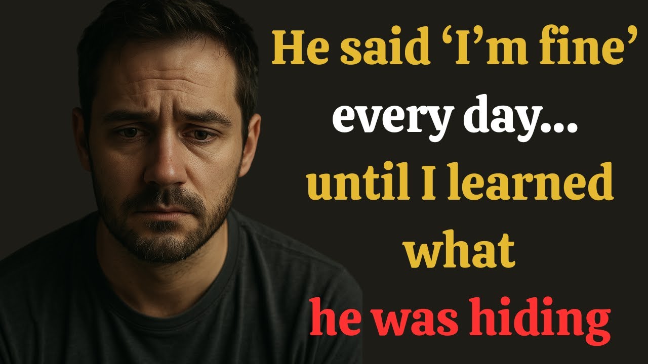 Men Hurt Too, They Just Choose Silence | Stories For Men