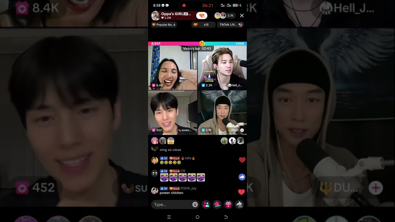 Suwong and ella vs helljay and duri pk battle #fyyyppp