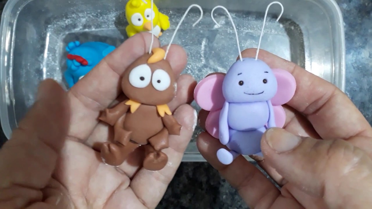PASSO A PASSO COMO MODELAR - GALINHA PINTADINHA E PERSONAGENS EM PASTA AMERICANA