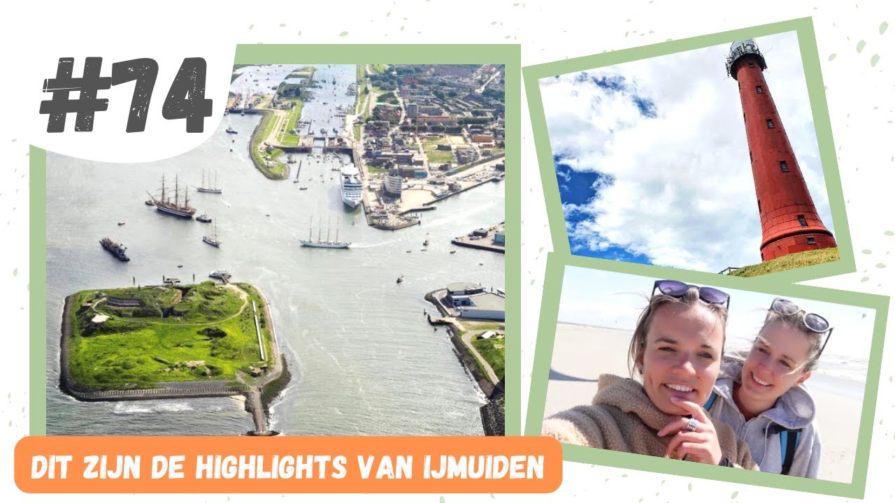 #74 WIJ KRIJGEN EEN TOUR DOOR HET MOOIE IJMUIDEN I Kamperen met Alie & Nellie