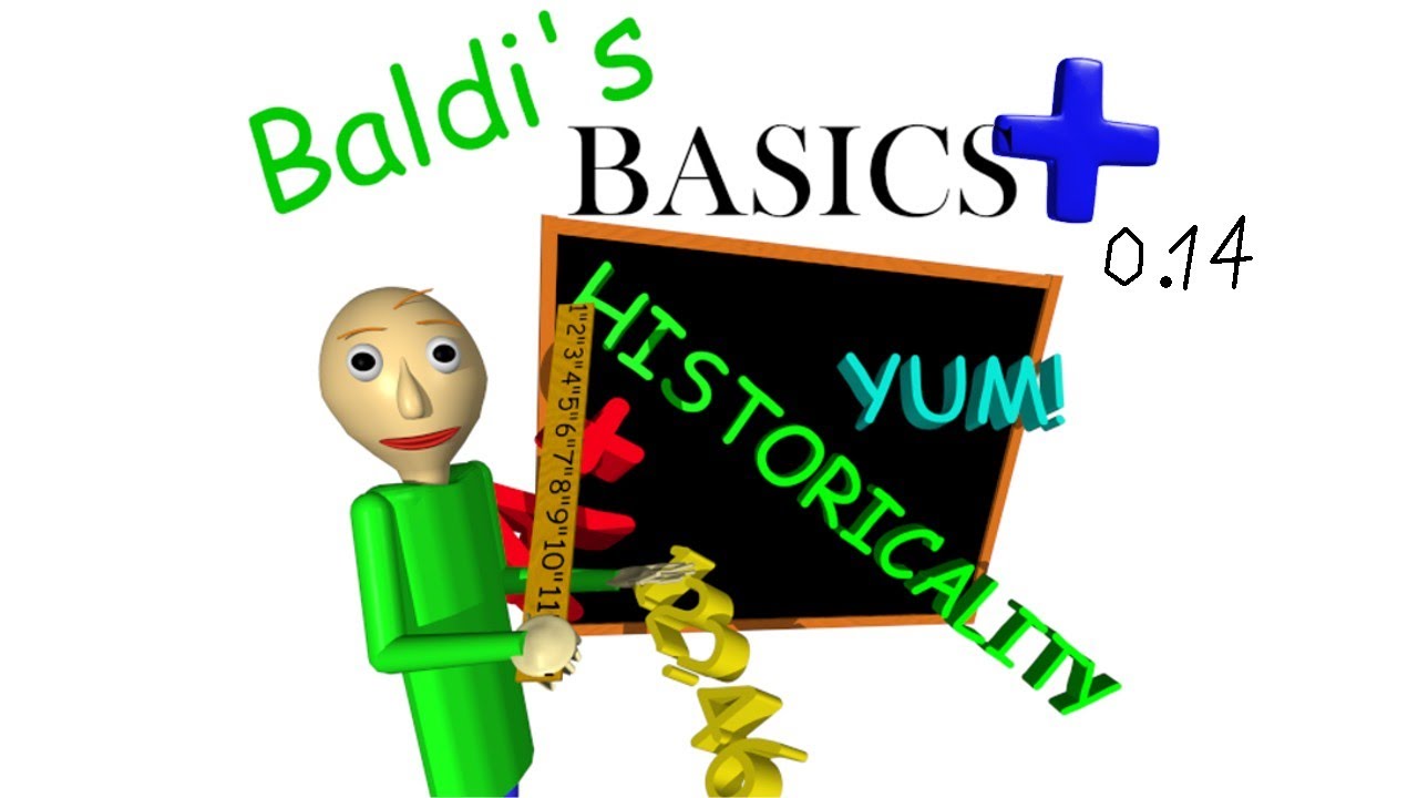Играю в Baldi's Basics Plus 0.14