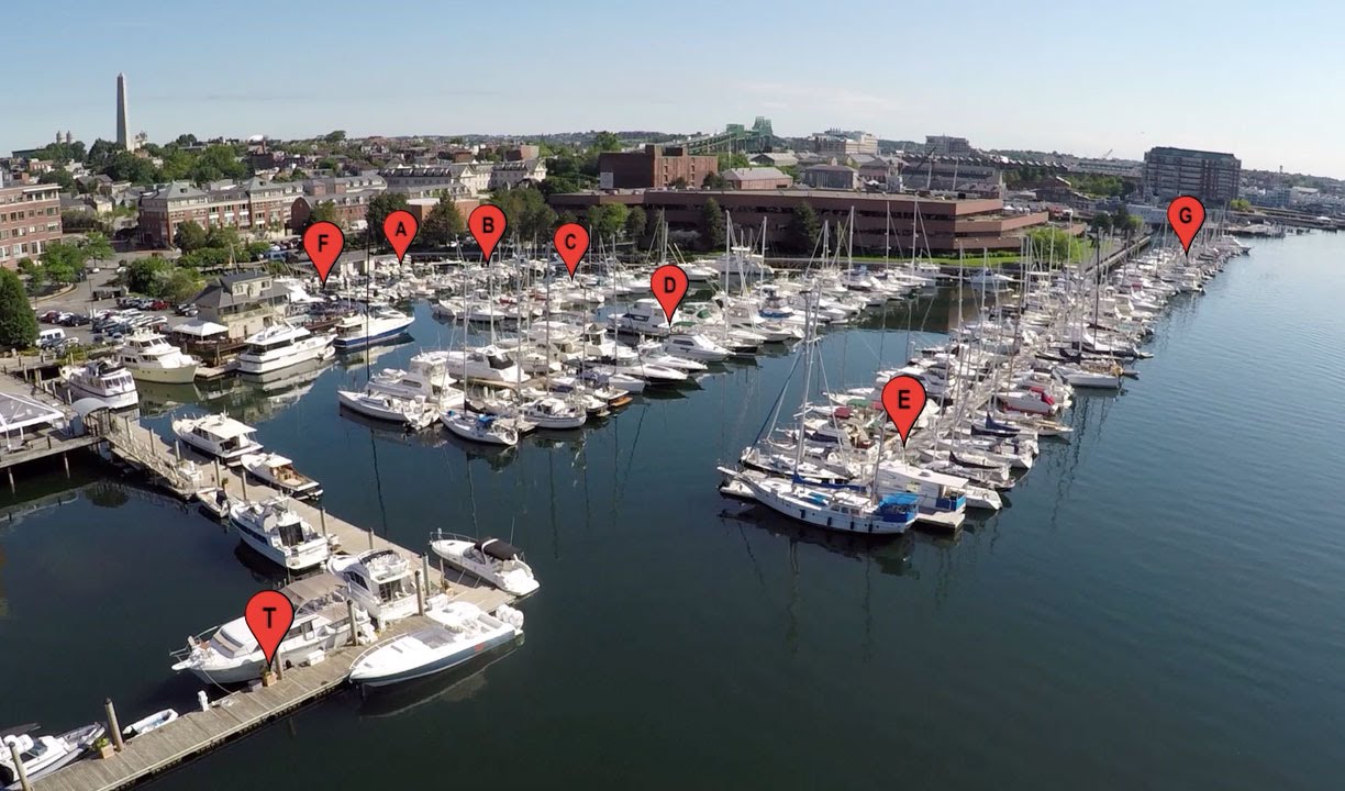 Constitution Marina Approach From Boston Harbor Islands