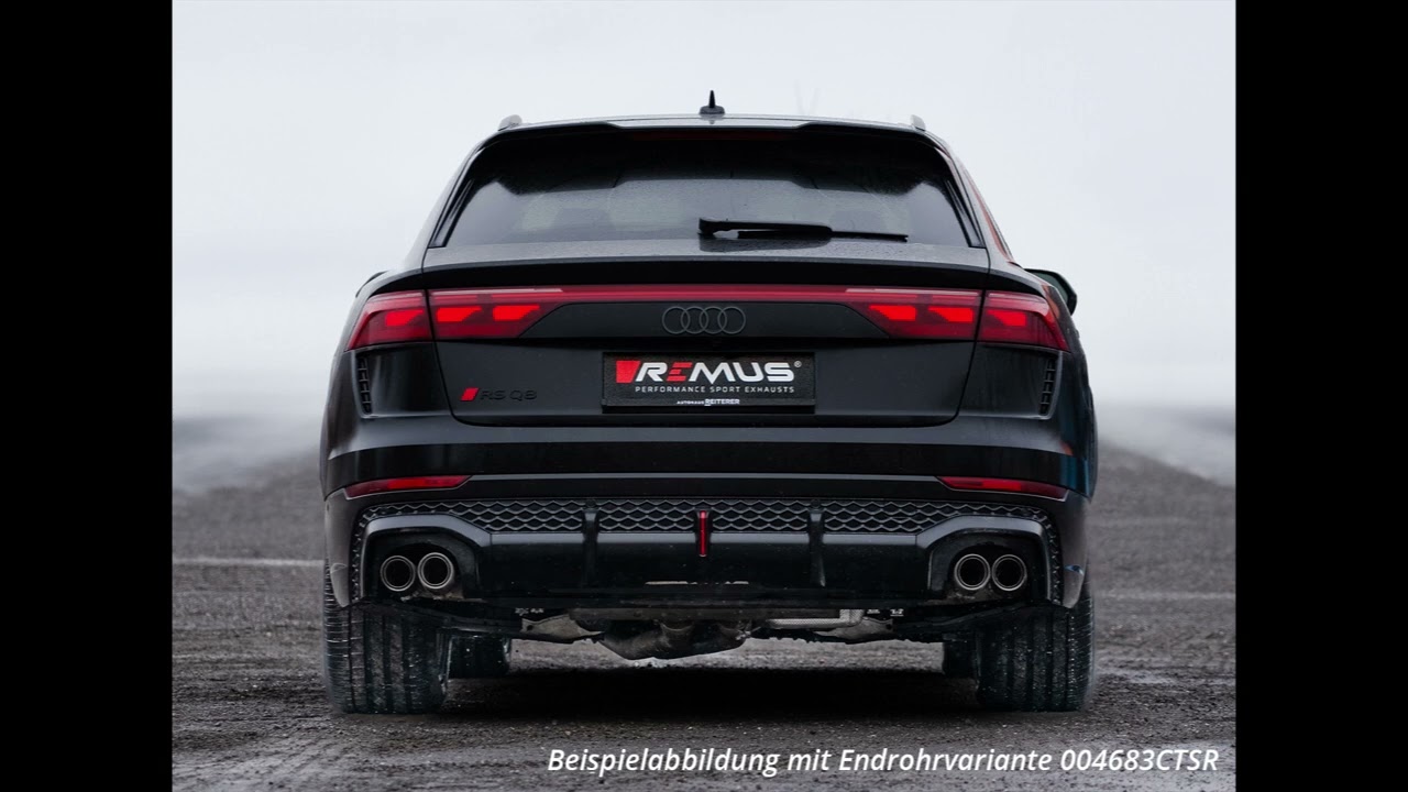 REMUS Sportauspuff-Komplettanlage ab OPF | Audi RS Q8 Facelift➔ Dein-Sportauspuff.de