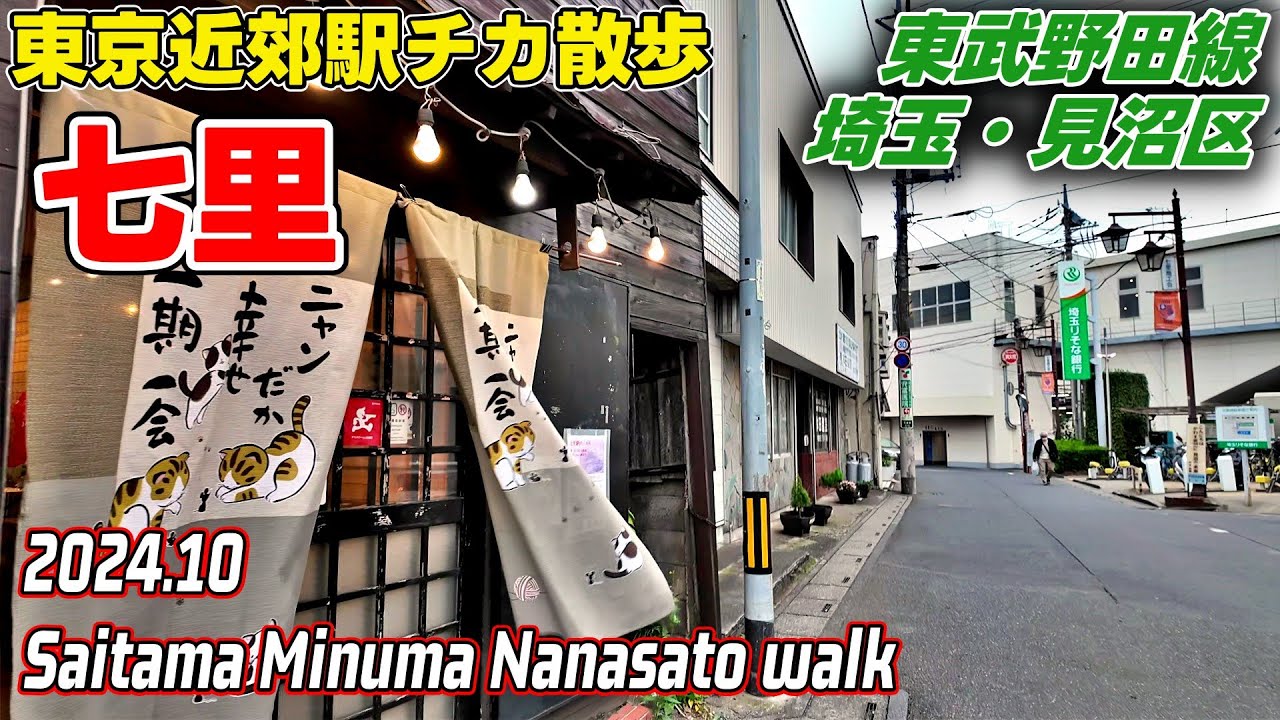 埼玉散歩 七里(さいたま-見沼区) 東武野田線 Saitama Japan Walk in Nanasato