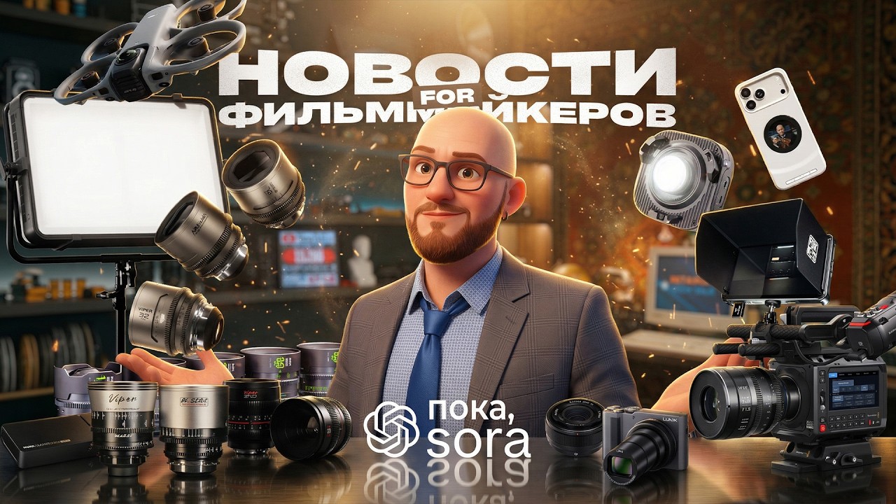 Sora закрыта, 360&deg; FPV от DJI, автофокус на Blackmagic и другие ВИДОСЫ НЬЮС