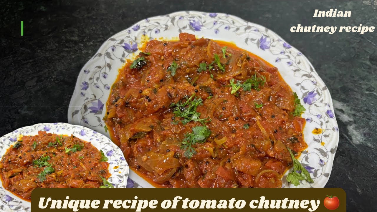 Authentic tomato chutney recipe| spicy & tangy Indian chutney 