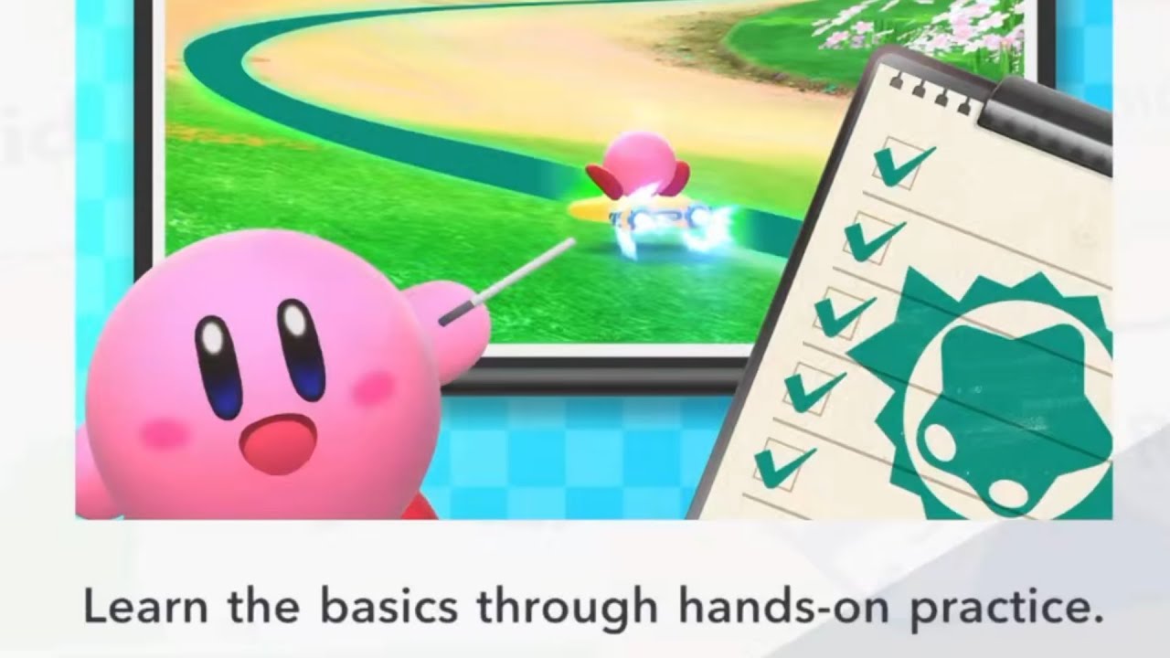 Learning the Basics in Kirby Air Riders!
