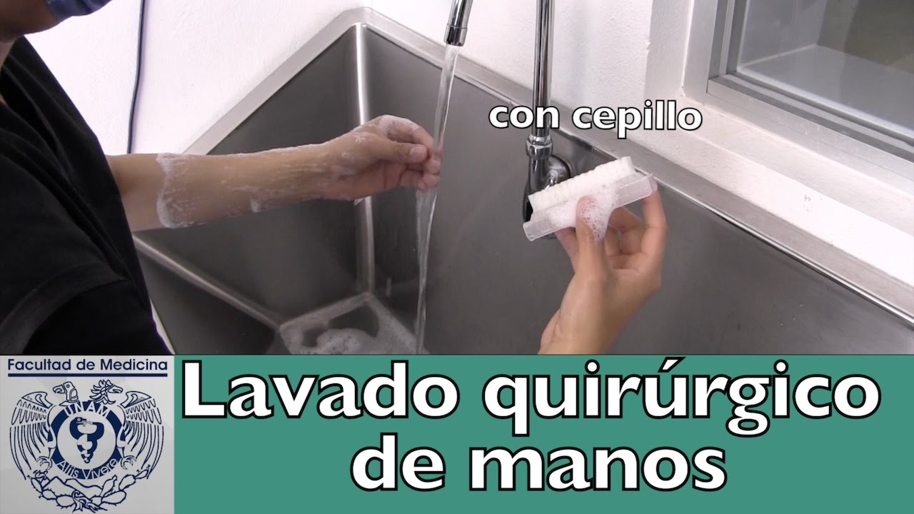 Lavado quirúrgico de manos