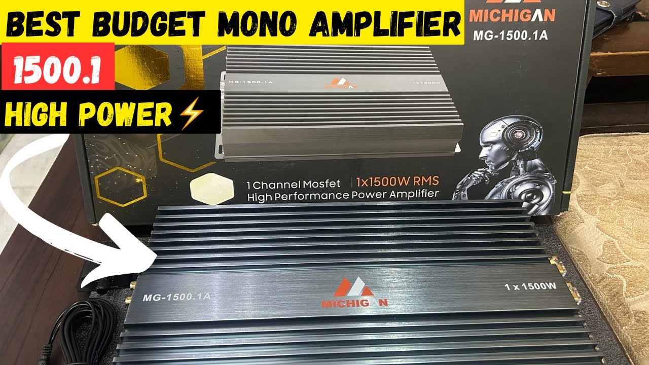 Cheap and best mono amplifier for car / 1500 rms mono amplifier! Best amplifier for subwoofer #car 