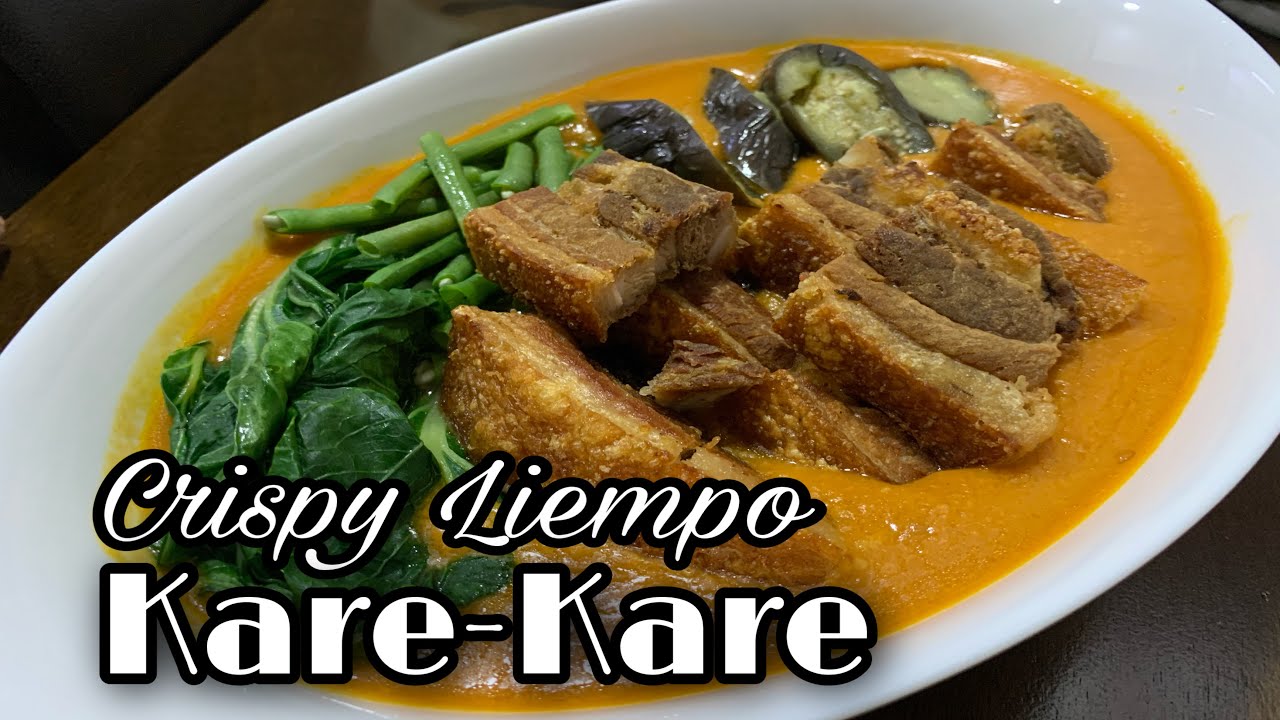 Crispy Liempo Kare-Kare Quick and Easy Recipe / How to cook Kare-Kare Using Mama Sita Kare-Kare Mix