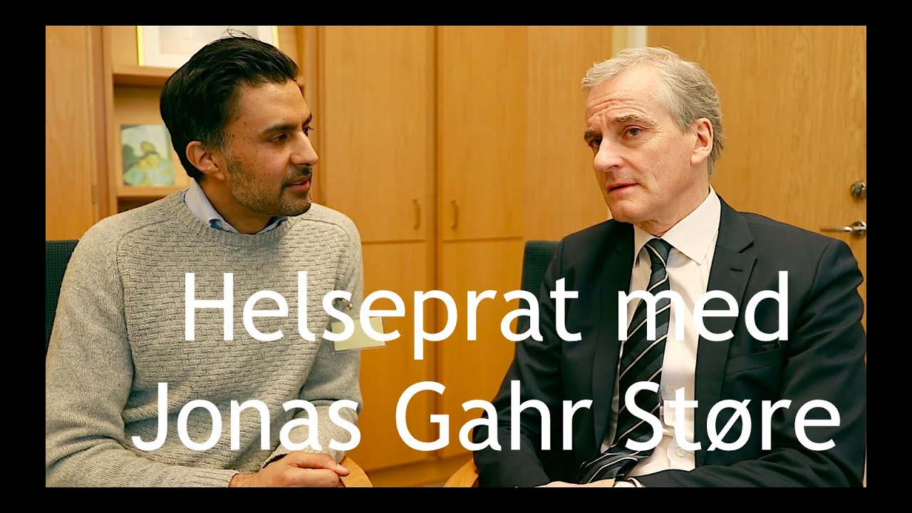 Samtale om helsepolitikk med Jonas Gahr Støre