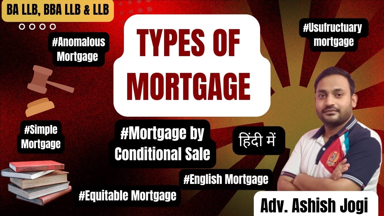 Types of Mortgage in Hindi | Law Study | Mahadevas Law