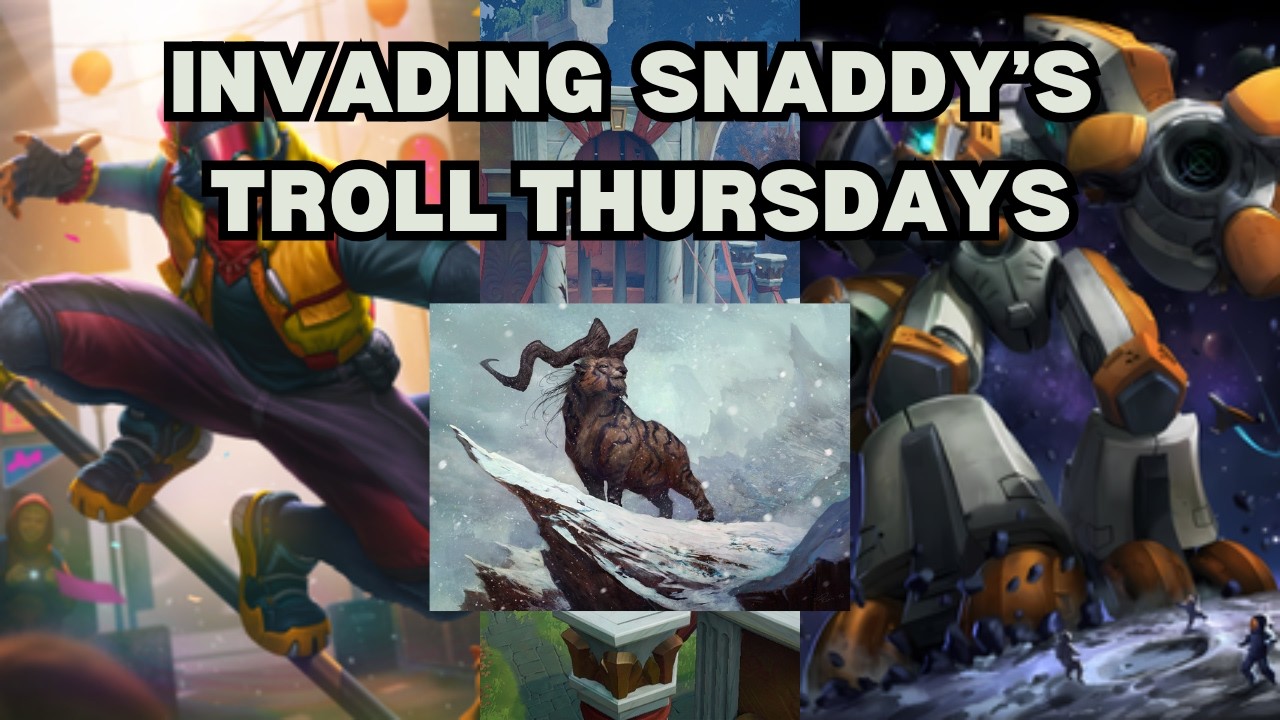 SNADDY TROLL THURSDAYS GUEST APPEARANCE?! - SWK & Geb Smite 2 Gameplay