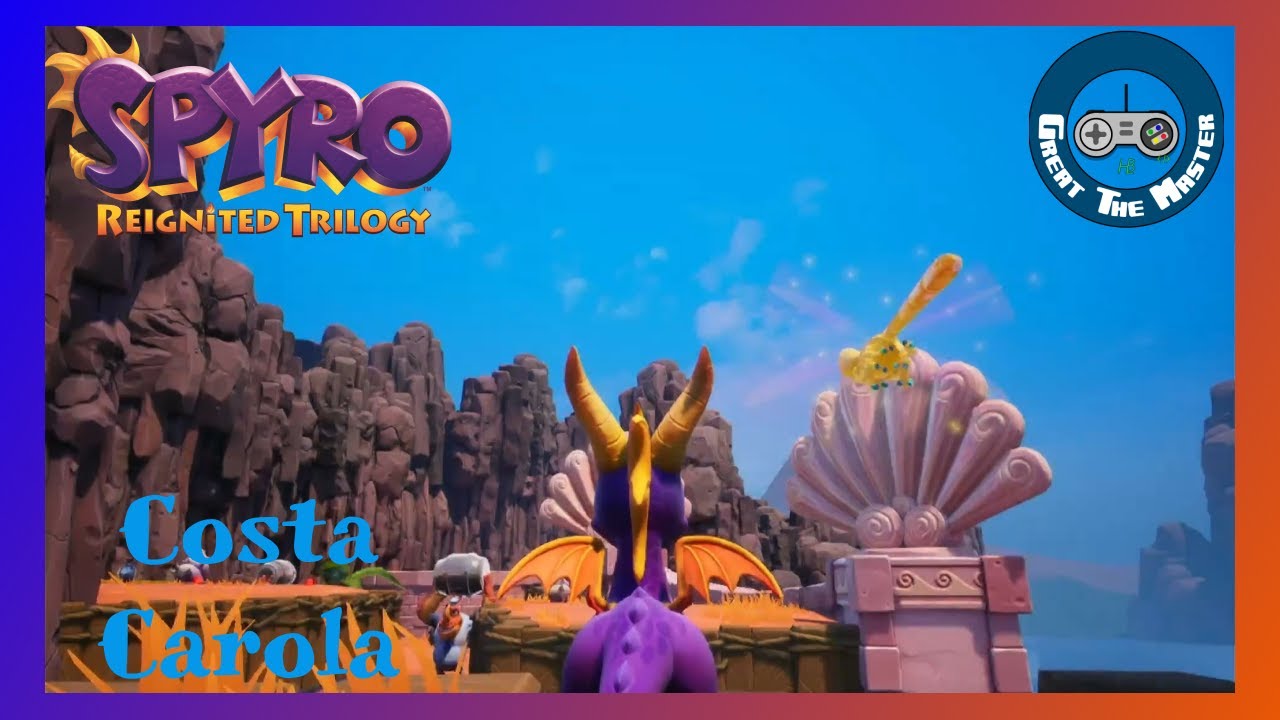 Spyro 3 (Reignited) | #6:  Costa Caracola 100% (Todas las Gemas & Huevos)
